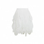 Fairycore Lace Ruffle Tulle Mini Skirt - Bottoms - Skirts - 6