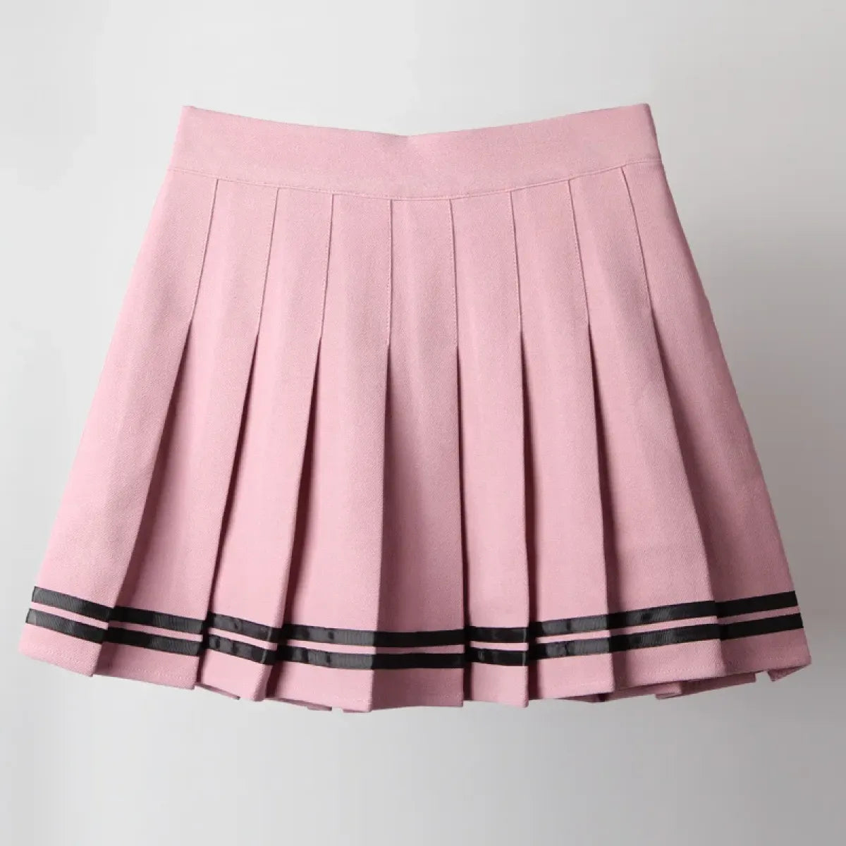 Harajuku Gothic Pleated Mini Skirt – Punk High Waist Patchwork Style - Bottoms - Skirts - 11