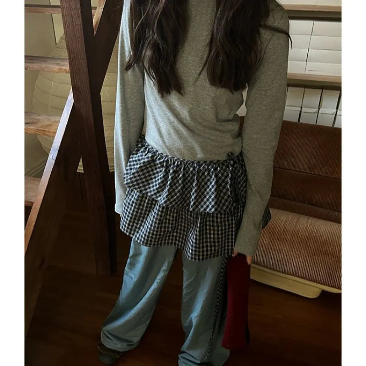 Harajuku Plaid Ruffle Mini Skirt - Bottoms - Skirts - 5