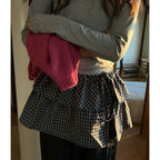 Harajuku Plaid Ruffle Mini Skirt - Bottoms - Skirts - 6