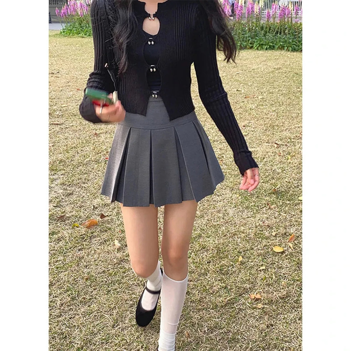 Harajuku Pleated Mini Skirt - Bottoms - Mini Skirts - 1