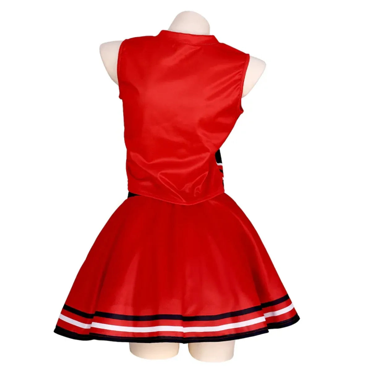 Takerlama RCH Printed Cheerleader Uniform Bring it On Cosplay Women’s Fancy Dress Tank Top Mini Skirt Halloween Costume