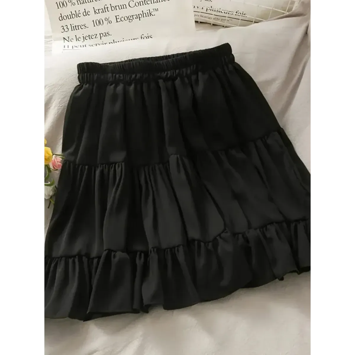 Kawaii Ruffle Pleated Mini Skirt - Bottoms - Mini Skirts - 8