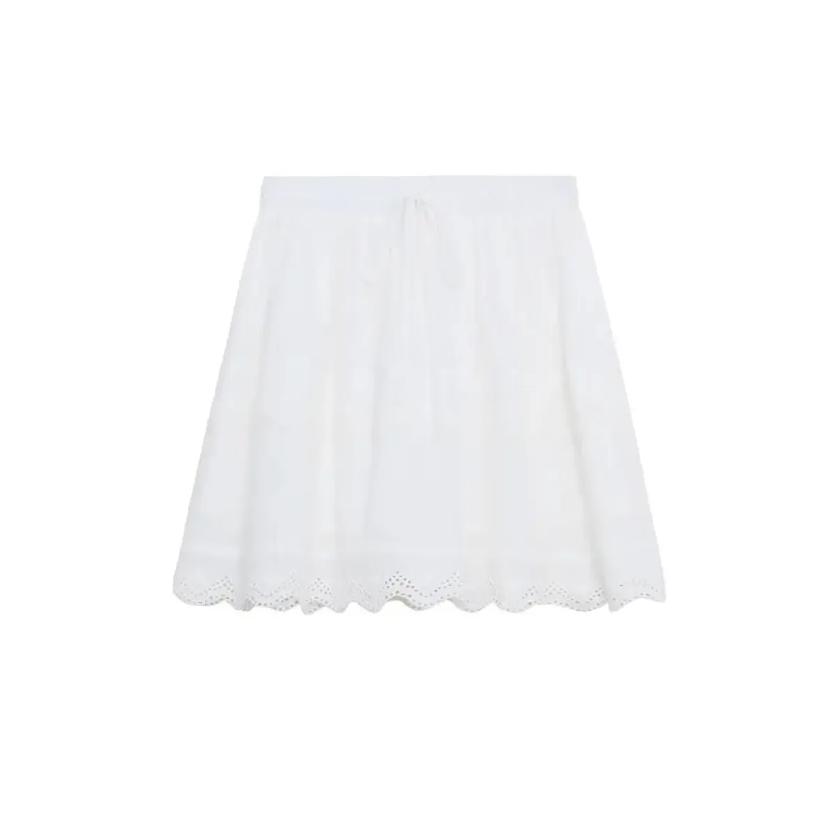 Korean Lace Ruffle Mini Skirt - Bottoms - Mini Skirts - 6