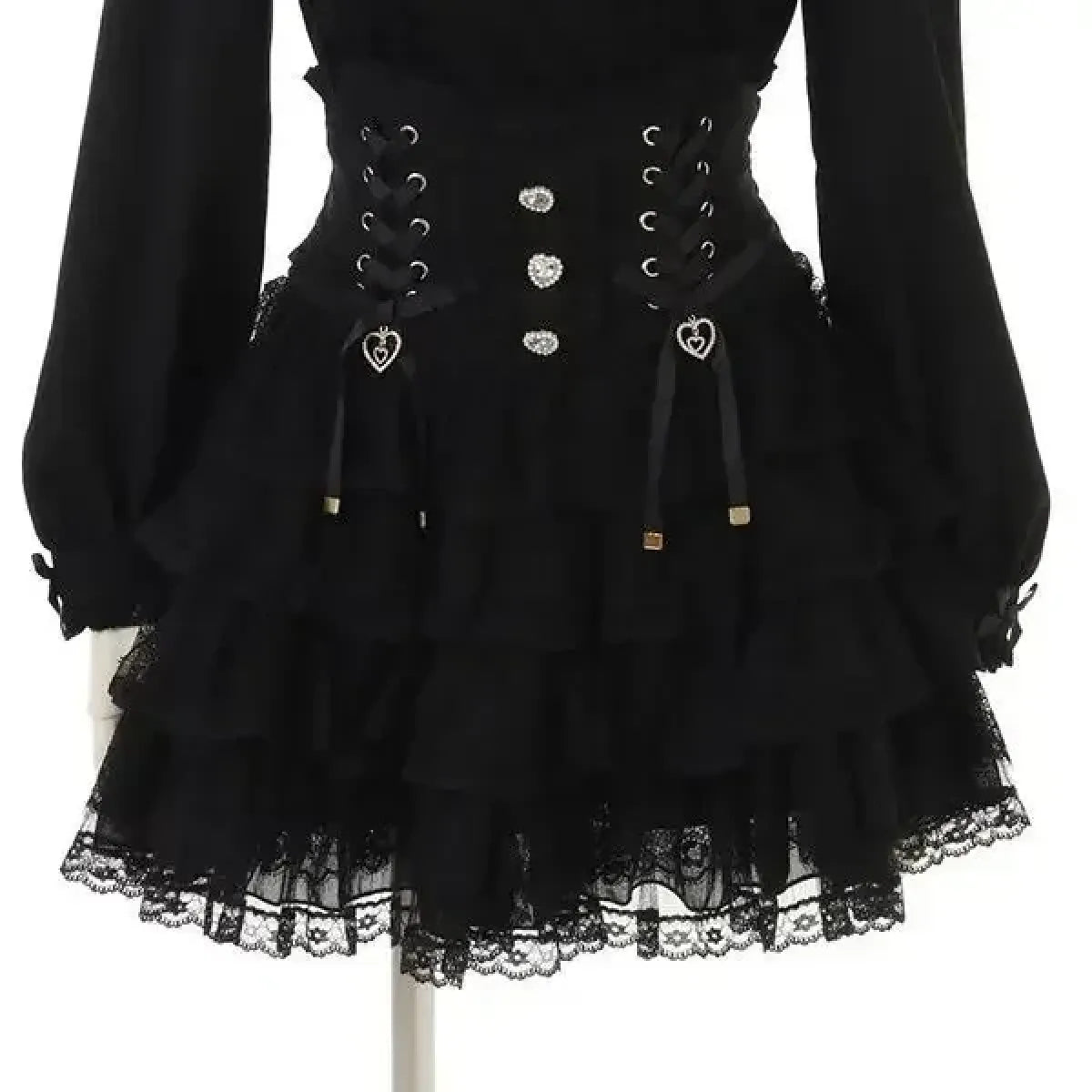 Fairycore Lace Bandage Mini Skirt - Best Sellers - Mini Skirt - 7