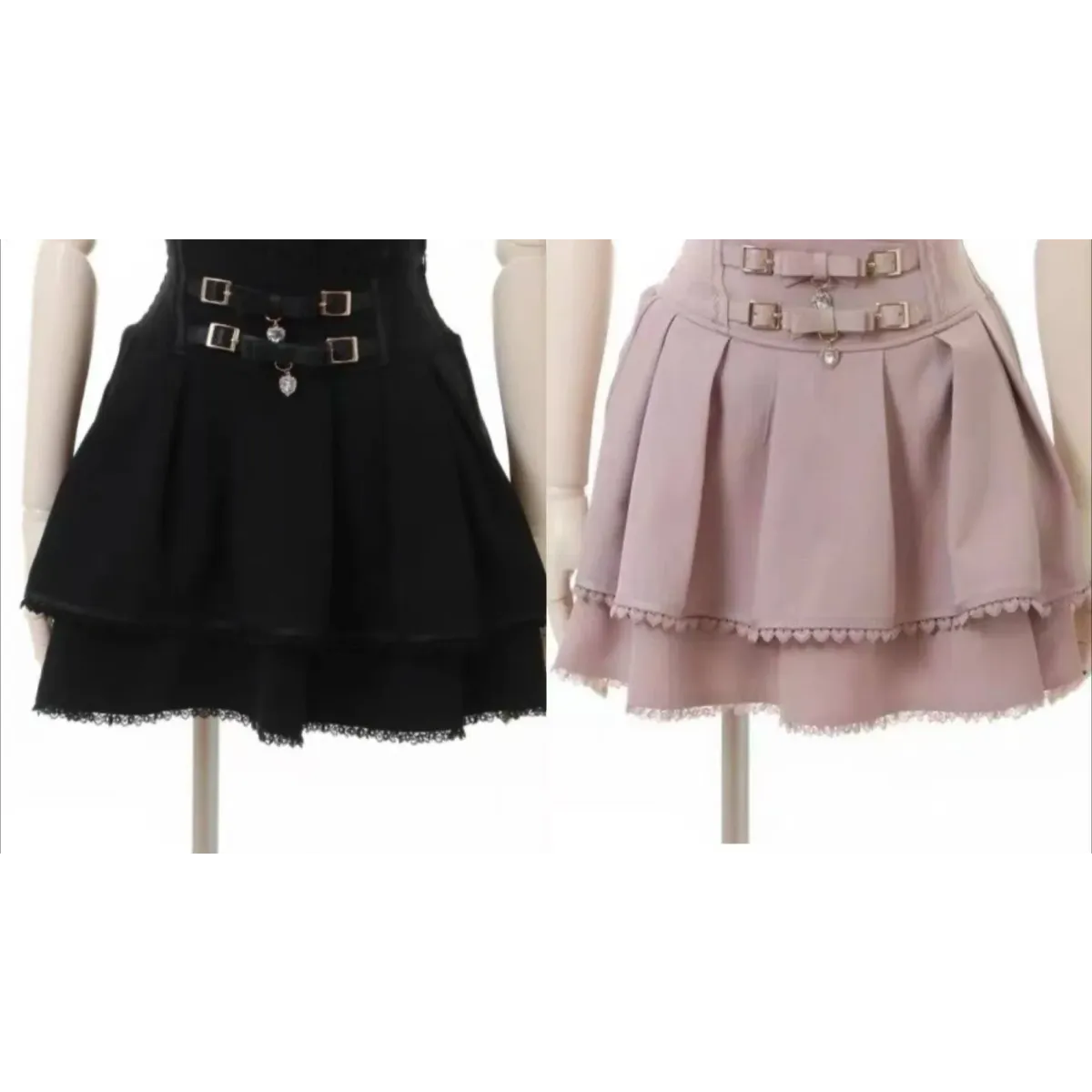 Fairycore Lace Bandage Mini Skirt - Bottoms - Mini Skirt - 1