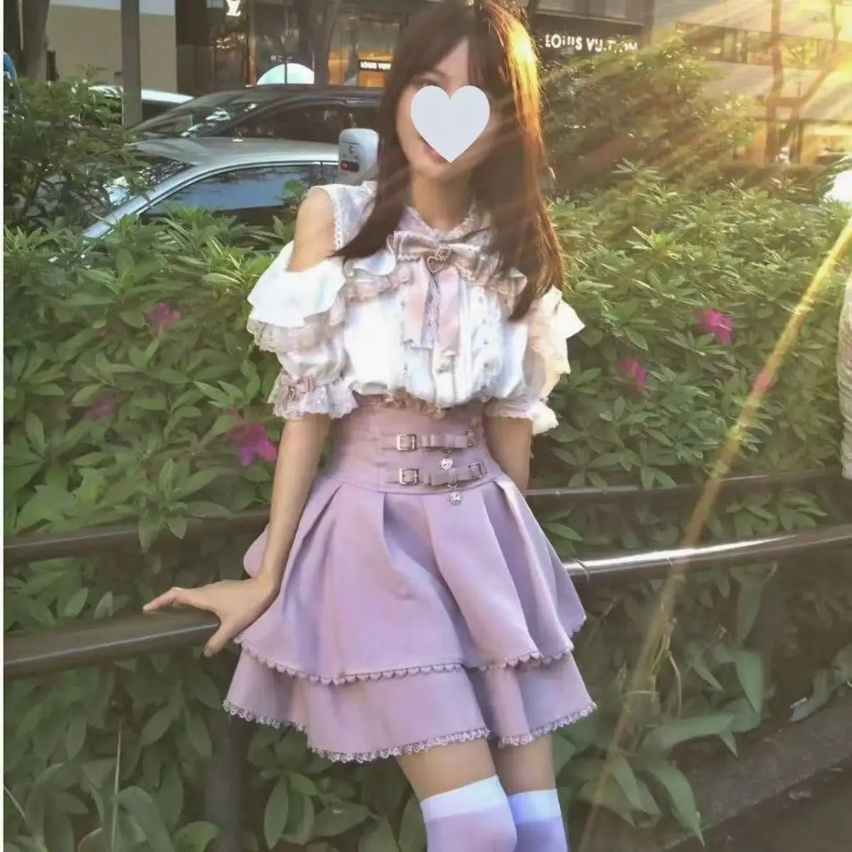 Fairycore Lace Bandage Mini Skirt - Bottoms - Mini Skirt - 2