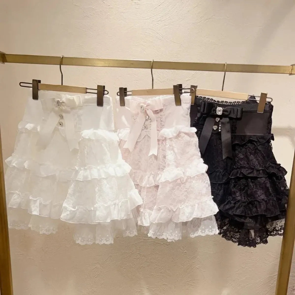 Fairycore Lace Bandage Mini Skirt - Bottoms - Mini Skirt - 4