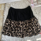 Leopard Ruffle Mini Skirt Harajuku Style - Bottoms - Skirts - 6