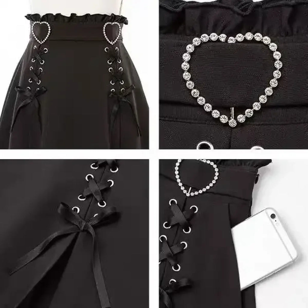Harajuku Slim Fit Mini Skirt - Bottoms - Mini Skirt - 4