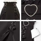 Harajuku Slim Fit Mini Skirt - Bottoms - Mini Skirt - 4