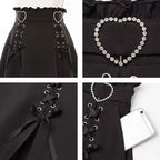 Harajuku Slim Fit Mini Skirt - Bottoms - Mini Skirt - 8