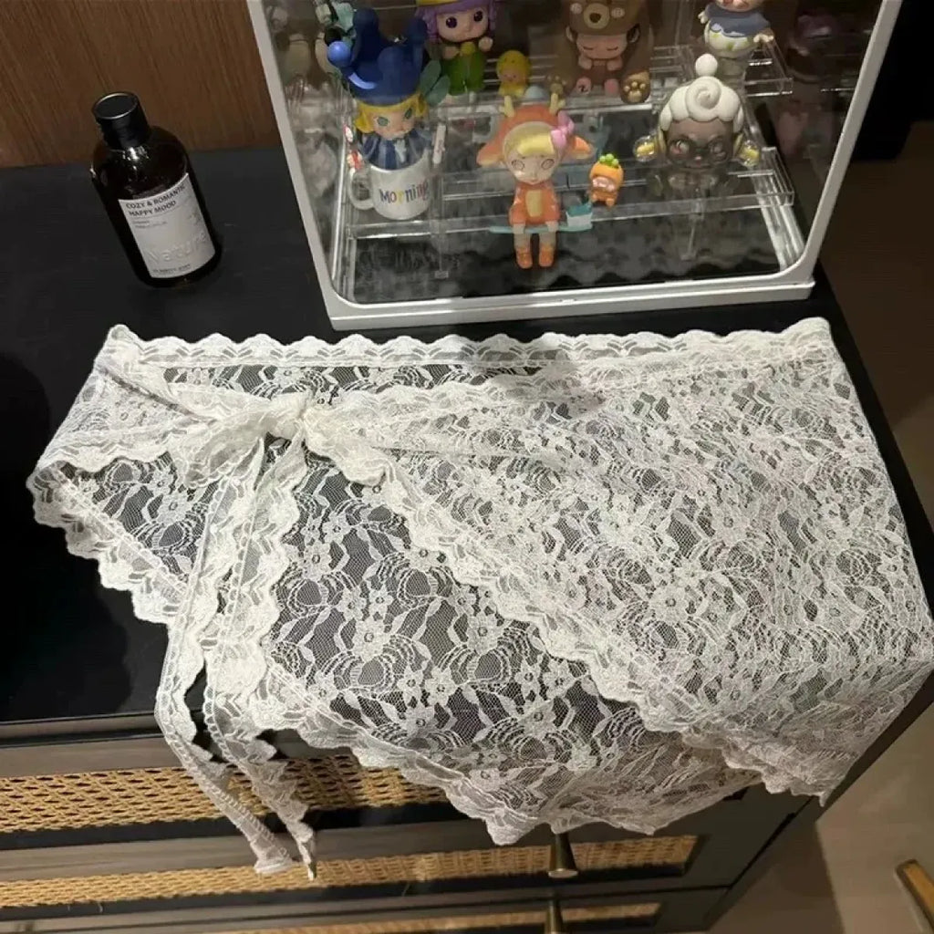 Sweet Lace Mini Skirt - Bottoms - Skirts - 3