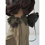 Leopard Ruffle Lace-Up Mini Skirt – Y2K Street Style - Bottoms - Women’s Pants - 2