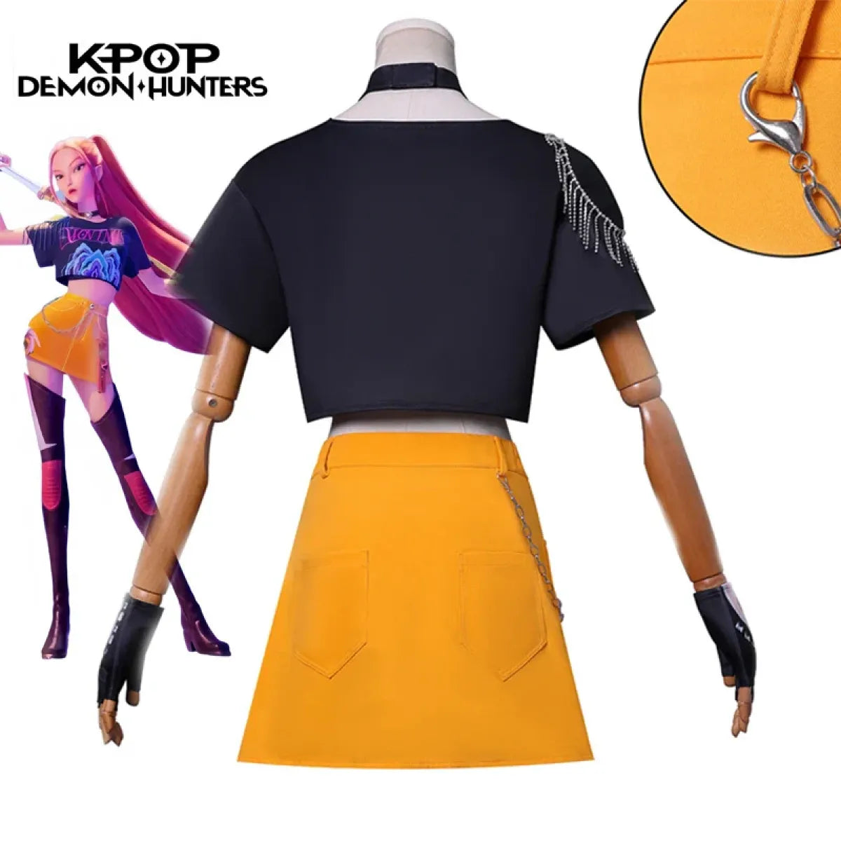 Mira Demon Hunter K-Pop Cosplay Costume Set - Anime - Cosplay - 3