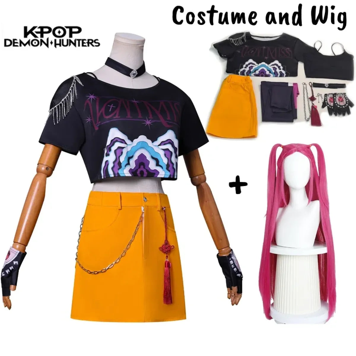 Mira Demon Hunter K-Pop Cosplay Costume Set - Anime - Cosplay - 7