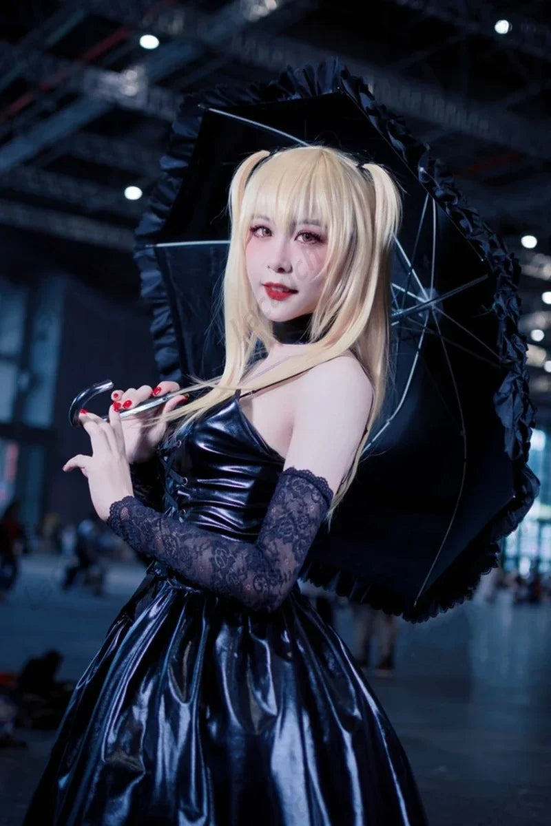 Misa Amane Gothic Cosplay Costume – Dress with Lace & Accessories - All Dresses - Costumes - 2024 - 8 - Worldwide