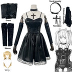 Misa Amane Gothic Cosplay Costume – Dress with Lace & Accessories - All Dresses - Cosplay - 14