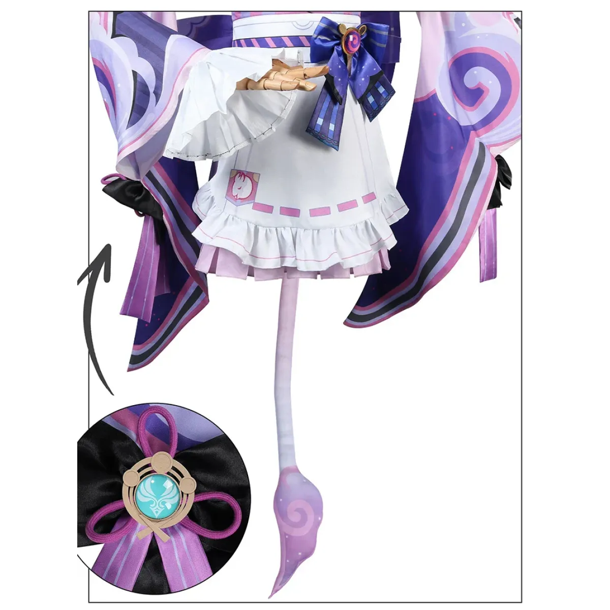 Mizuki Yumemizuki Genshin Impact Cosplay Costume Set - Dresses - Cosplay - 7