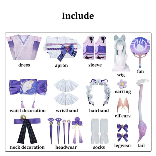 Mizuki Yumemizuki Genshin Impact Cosplay Costume Set - Best Sellers - Cosplay - 9