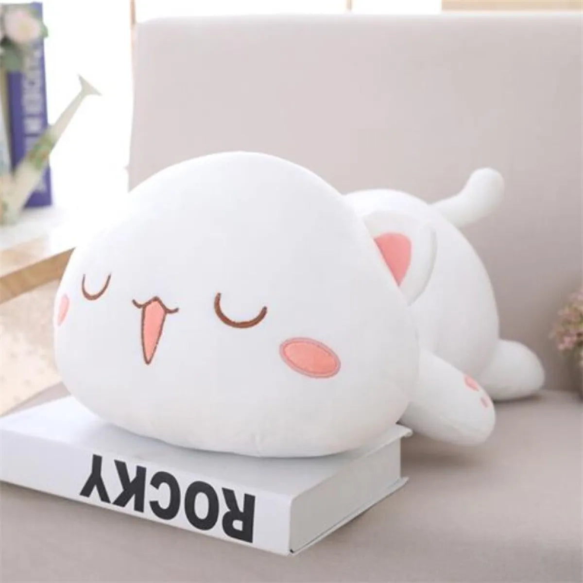 Mochi Mochi Peach Cat Plush - Toys - 11