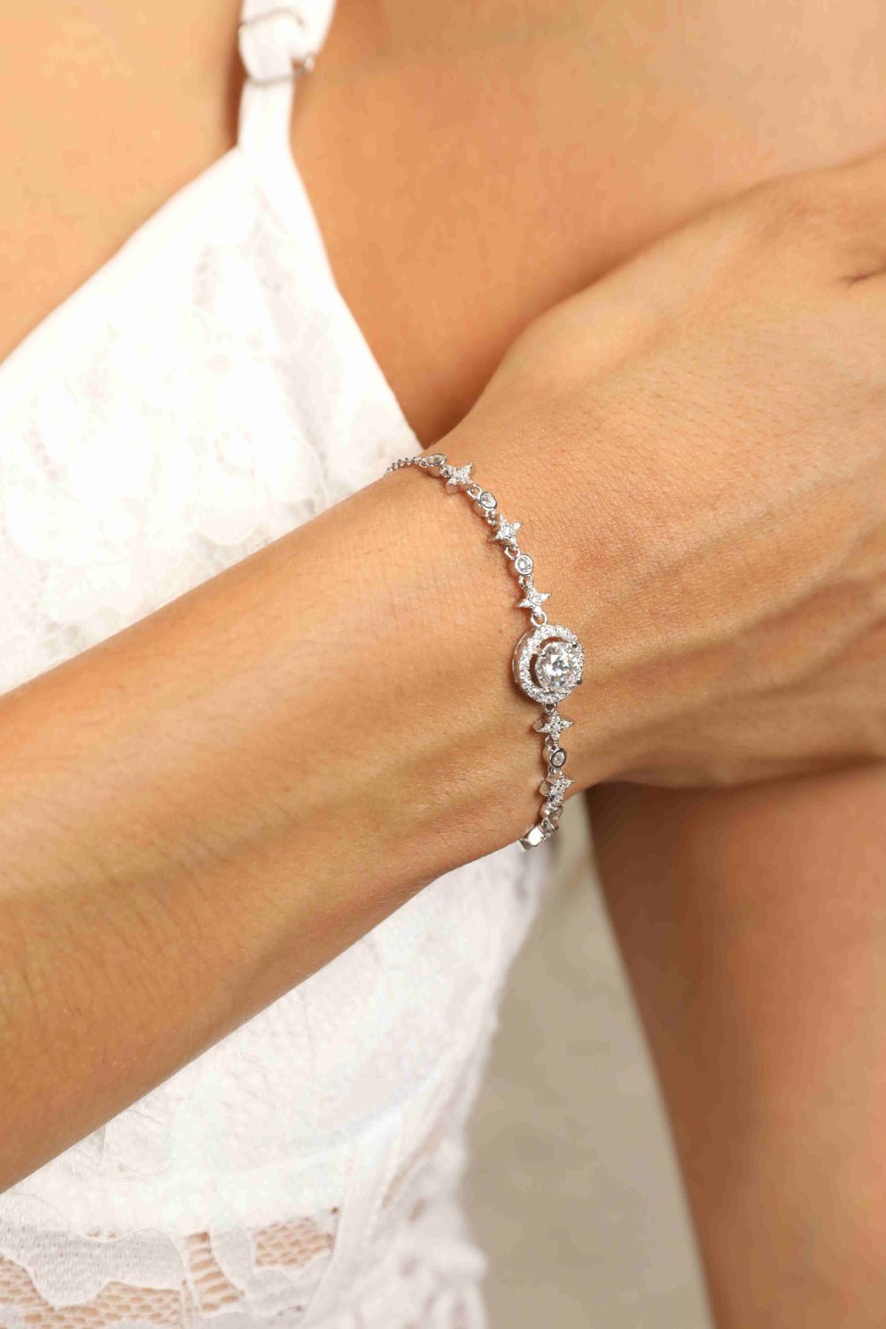 Adored Show You The Way Moissanite Bracelet - Silver / One Size - Women’s Jewelry - Bracelets - 1 - 2024