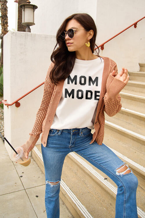 MOM MODE Short Sleeve T-Shirt - T-Shirts - Shirts & Tops - 7 - 2024