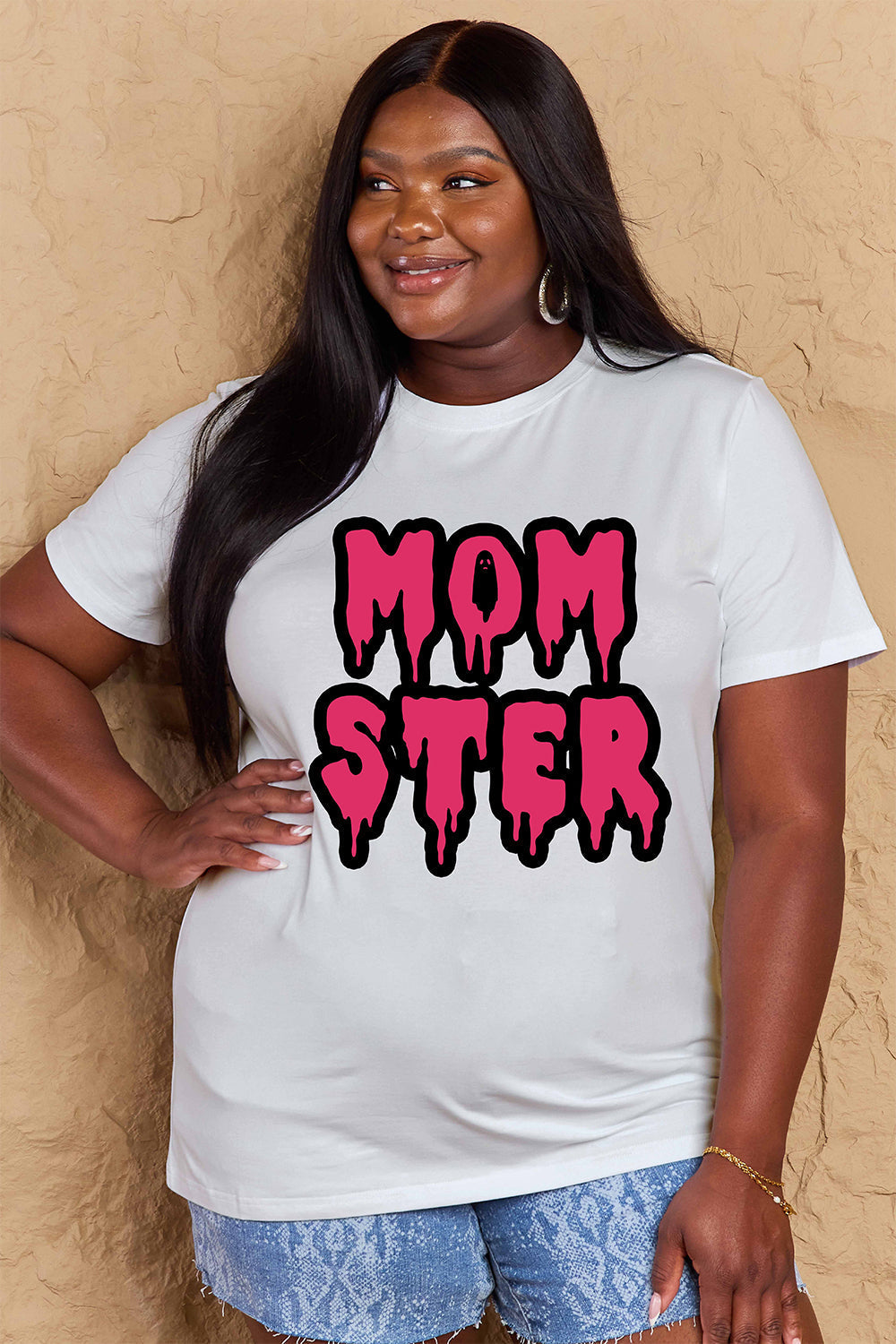 Full Size MOM STER Graphic Cotton T-Shirt - T-Shirts - Shirts & Tops - 10 - 2024