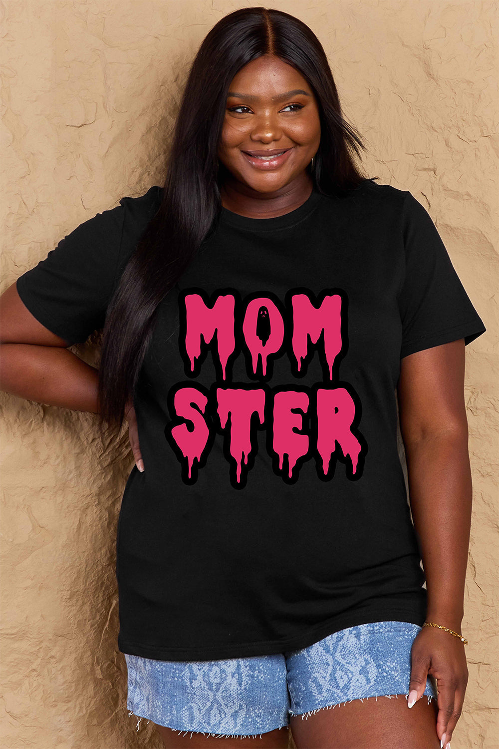 Full Size MOM STER Graphic Cotton T-Shirt - T-Shirts - Shirts & Tops - 5 - 2024