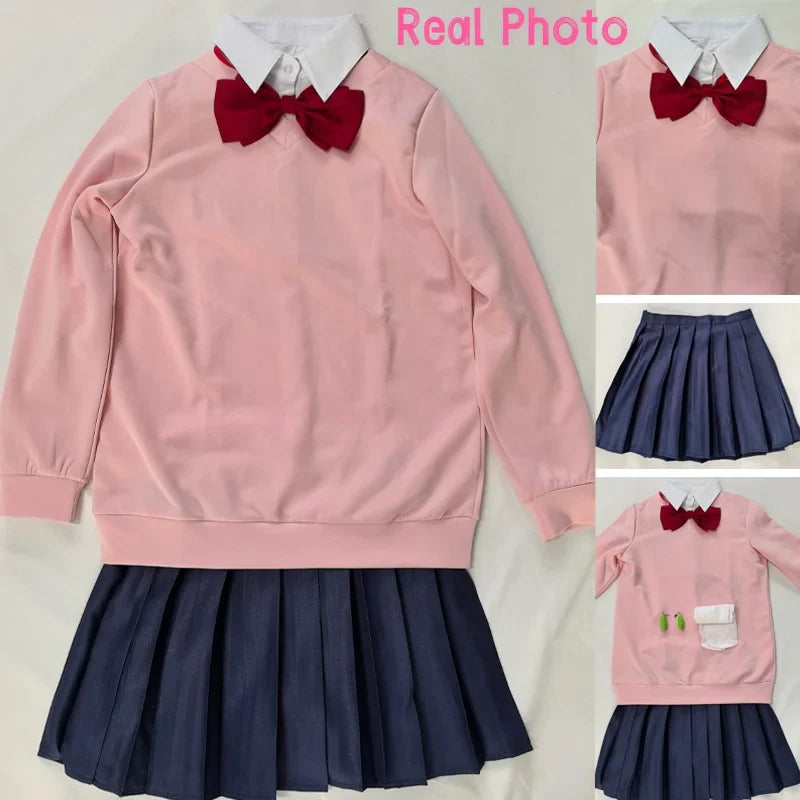 Momo Ayase Cosplay Costume – Dandadan School Uniform with Earrings - Anime - Costume Dresses - 2024 - 3 - Worldwide