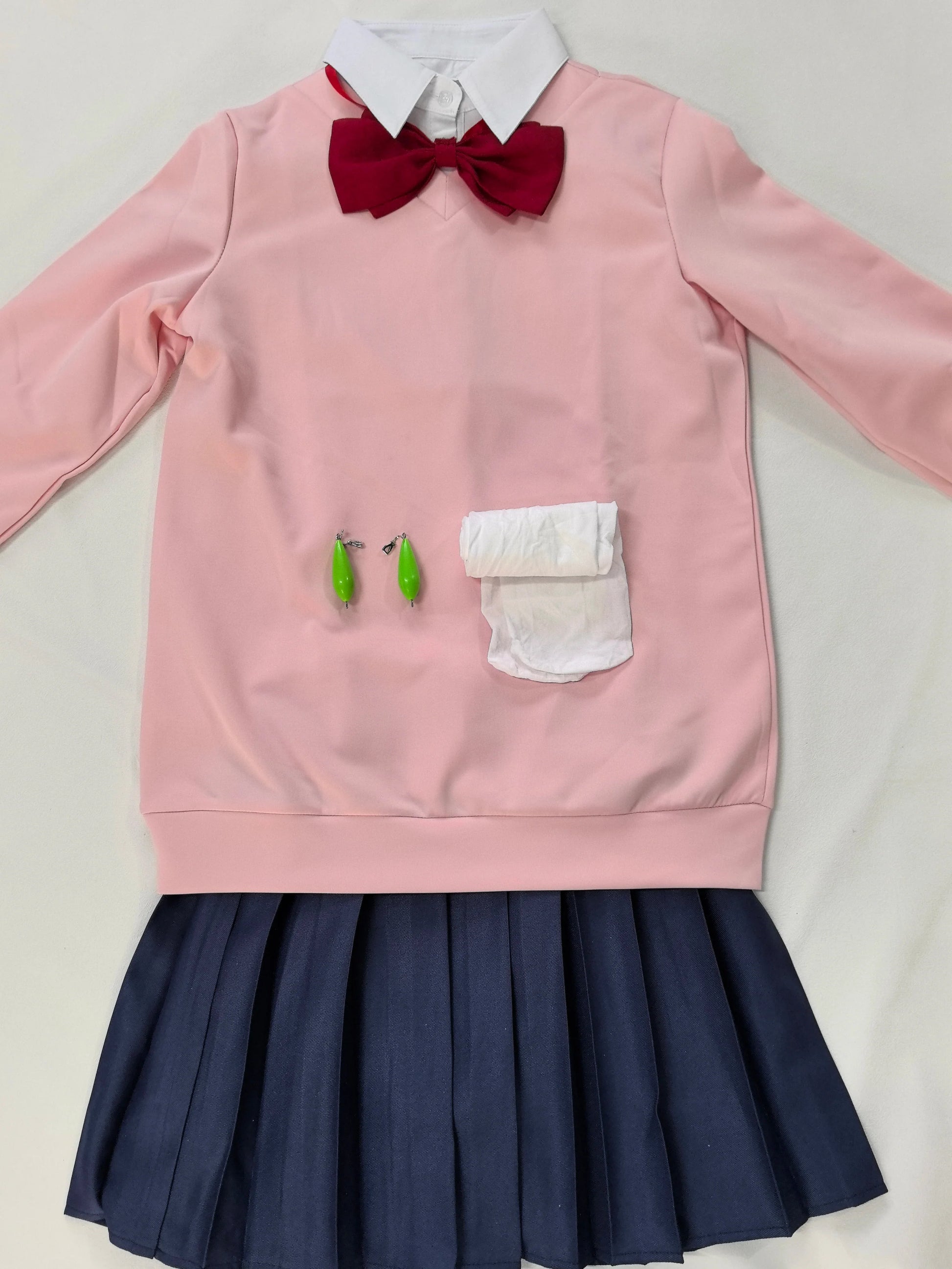 Momo Ayase Cosplay Costume – Dandadan School Uniform with Earrings - Anime - Costume Dresses - 2024 - 9 - Worldwide