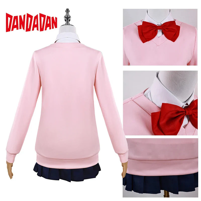 Momo Ayase Cosplay Costume – Dandadan School Uniform with Earrings - Anime - Costume Dresses - 2024 - 4 - Worldwide