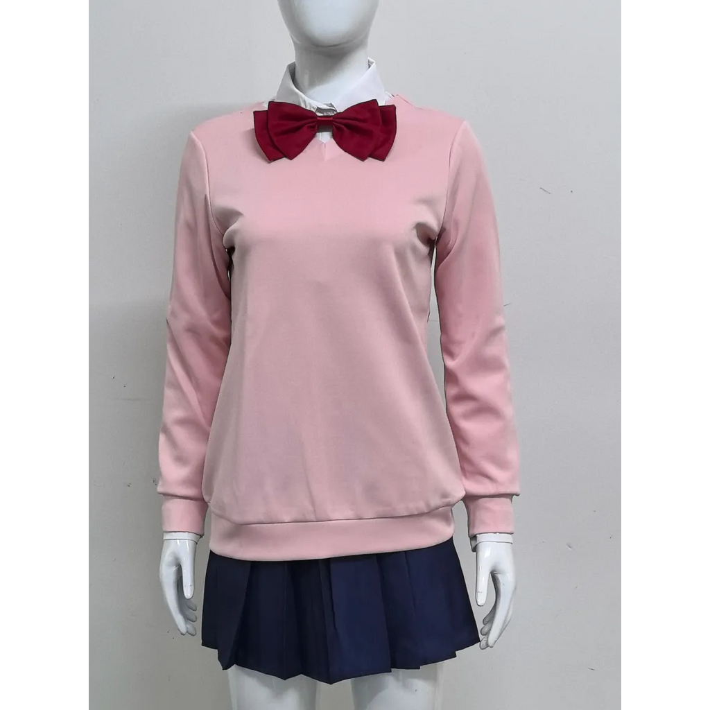 Momo Ayase Cosplay Costume – Dandadan School Uniform Set with Accessories - Anime - Sets - 10