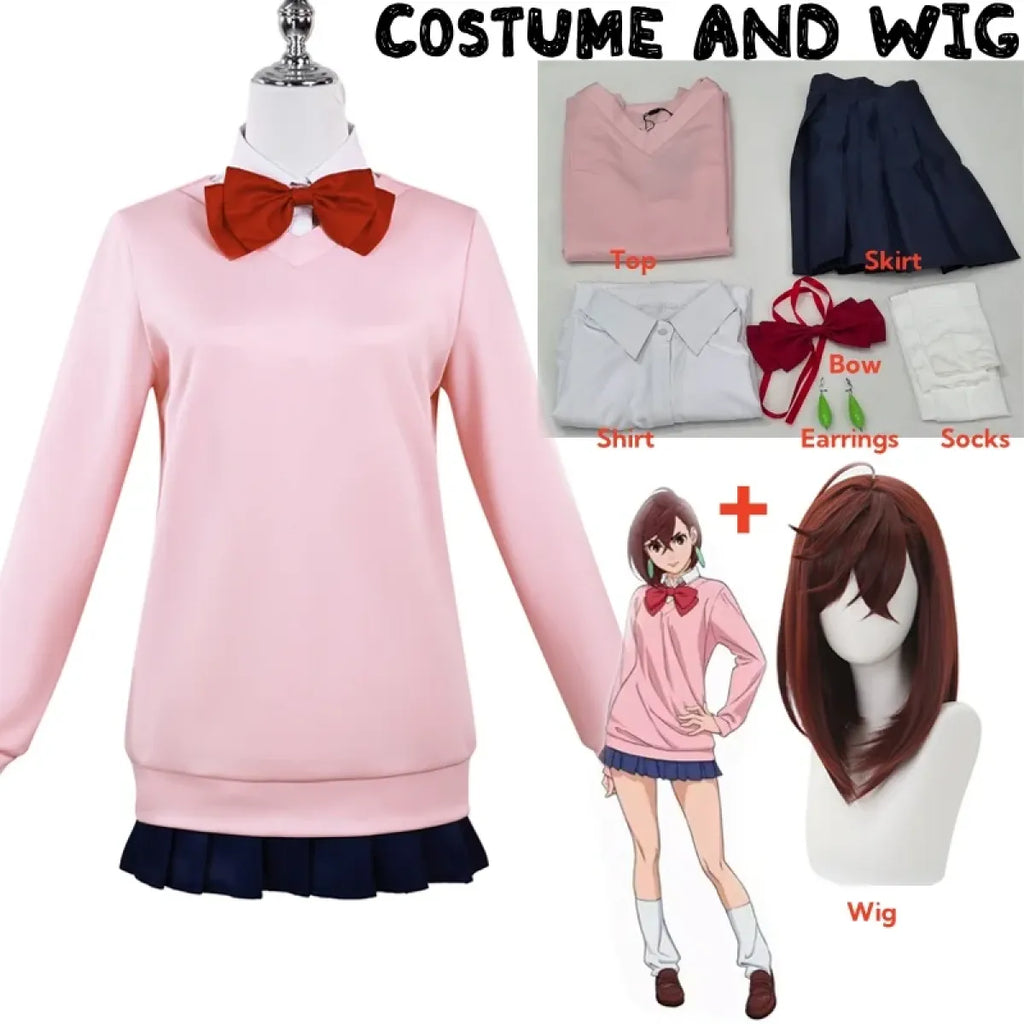 Momo Ayase Cosplay Costume – Dandadan School Uniform Set with Accessories - Anime - Sets - 19