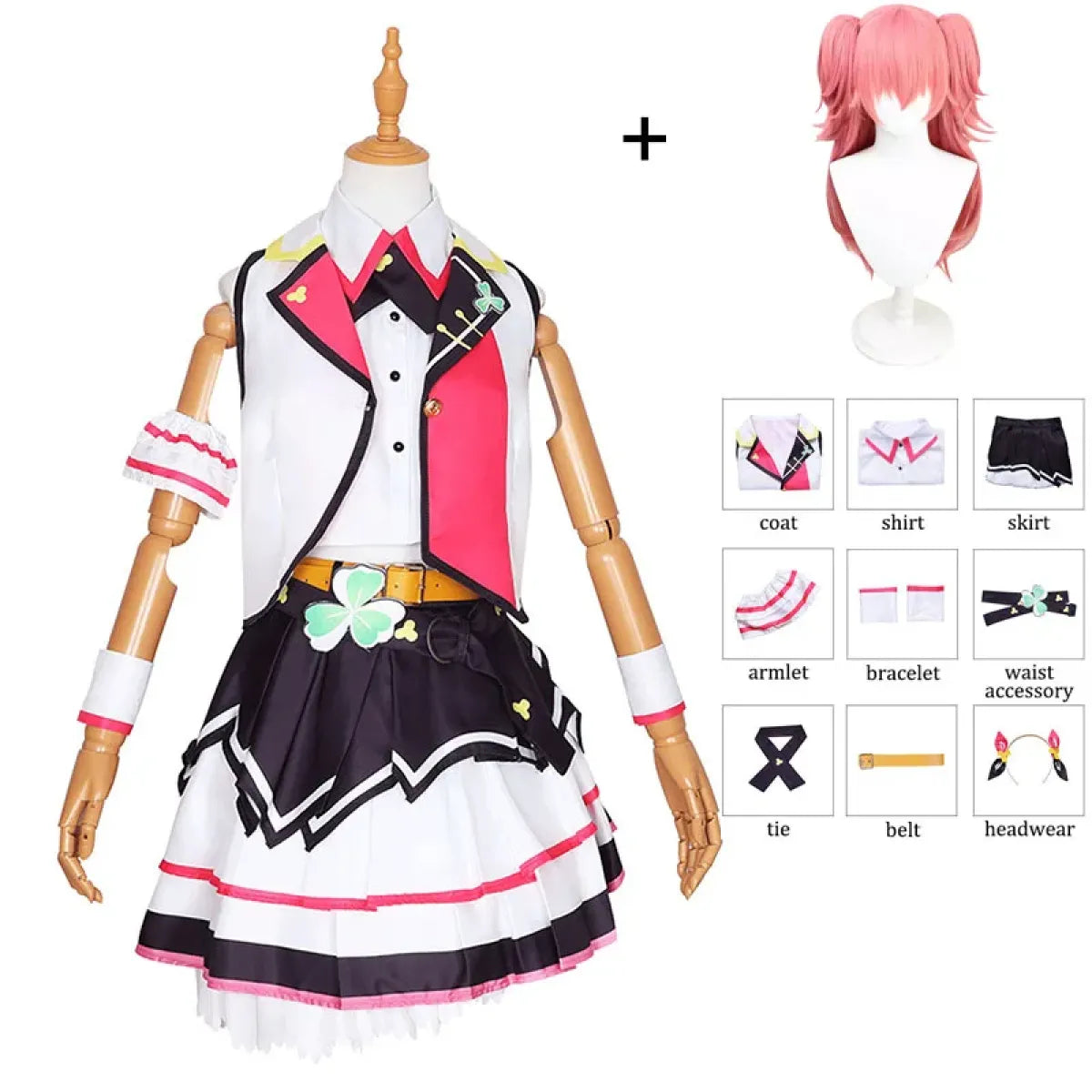 Momoi Airi Cosplay Costume Set – MORE MORE JUMP! - Dresses - Cosplay - 1