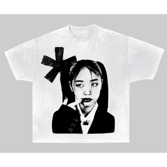 Monochrome Mystique Tee - White / S - T-Shirts - Shirts & Tops - 1 - 2024