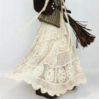 Mori Girl Crochet Maxi Skirt - Bottoms - Skirts - 6