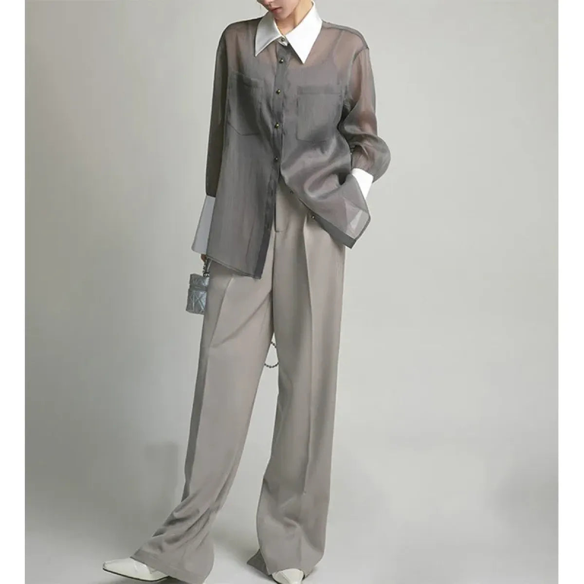 Mori Girl Sheer Patchwork Blouse - Women’s Clothing & Accessories - Shirts & Blouses - 5