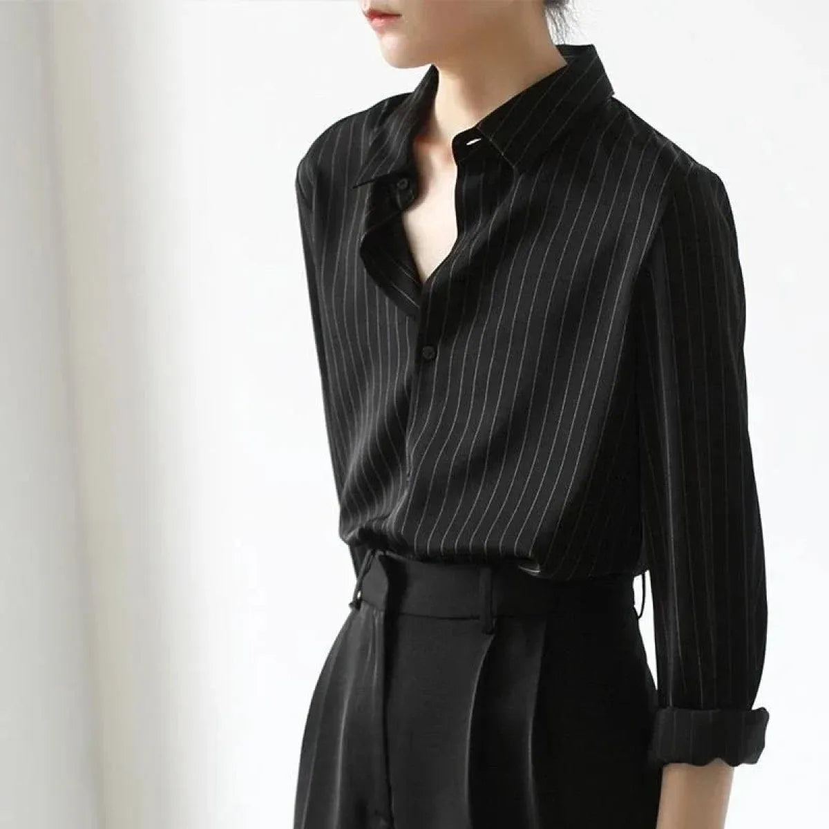 Striped Mori Girl Blouse - Women’s Clothing & Accessories - Shirts & Blouses - 1