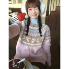 Mori Girl Vintage Knit Cardigan - Women’s Clothing & Accessories - Long - Round - Cardigans - 5
