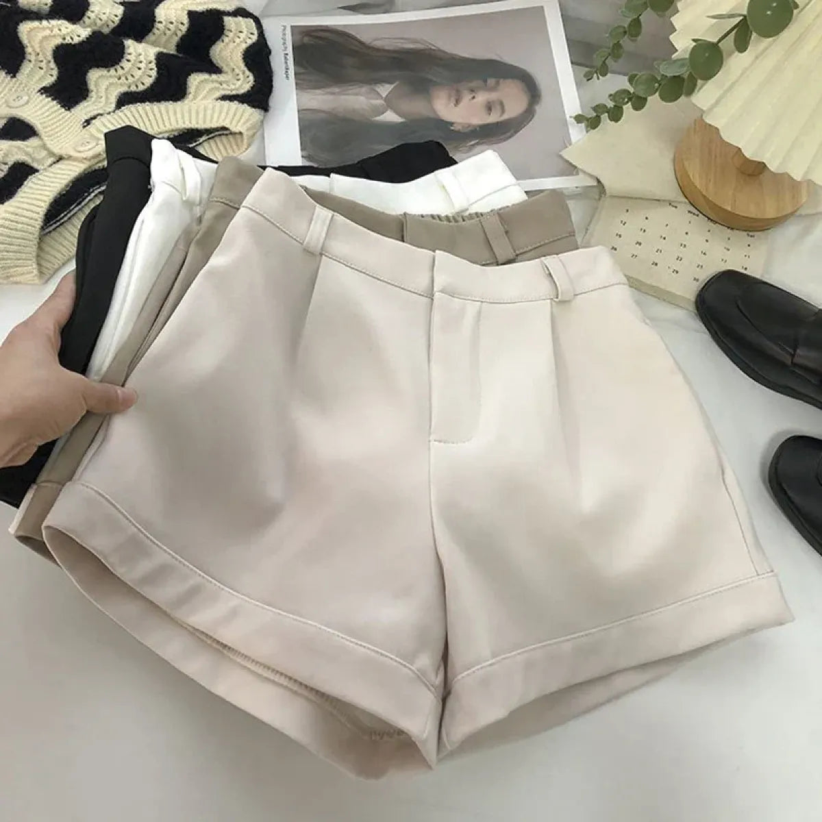 Mori Girl Wide Leg Shorts - Best Sellers - Shorts - 1