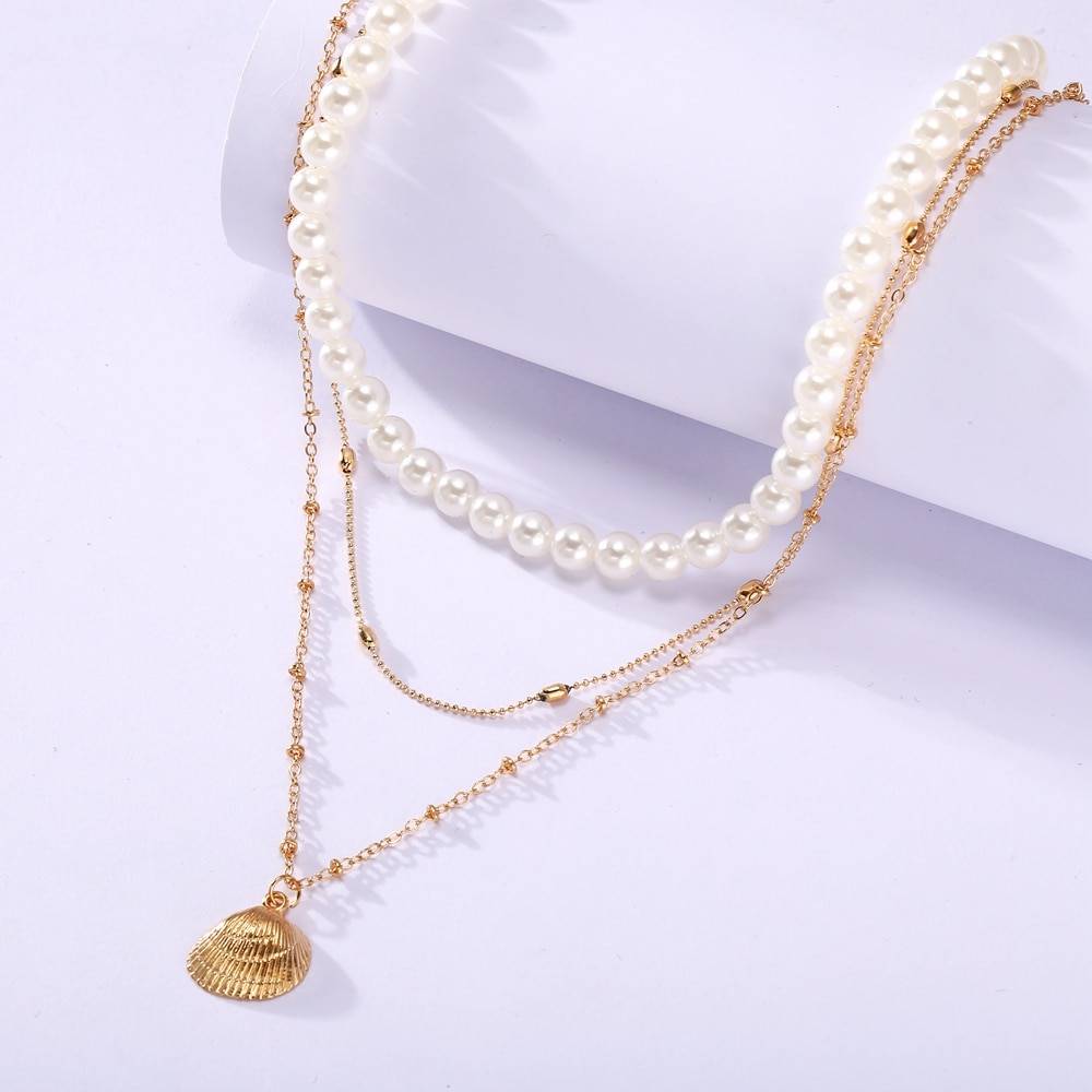 Multi-Layer Pearl Necklace - Women’s Jewelry - Necklaces - 12 - 2024