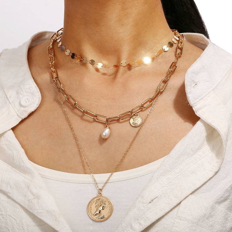 Multi-Layer Pearl Necklace - 11 - Women’s Jewelry - Necklaces - 15 - 2024