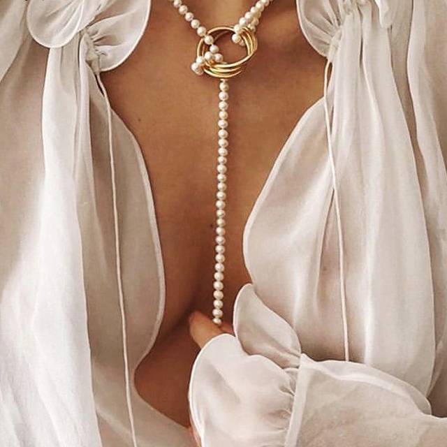 Multi-Layer Pearl Necklace - 5 - Women’s Jewelry - Necklaces - 29 - 2024