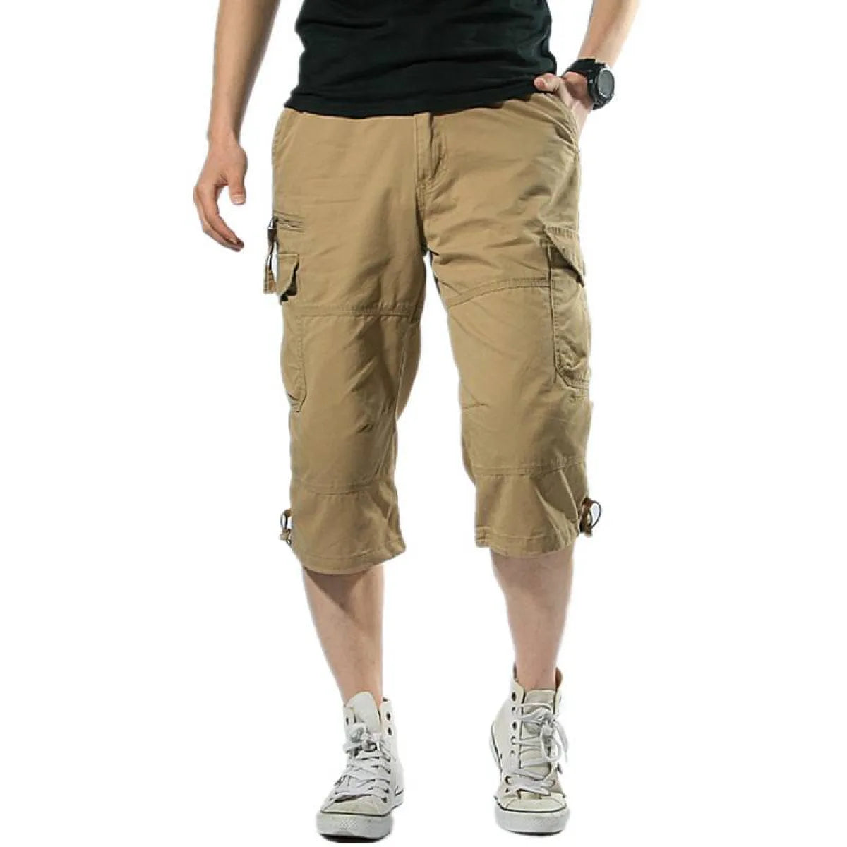 Multi Pocket Capris - Bottoms - 2