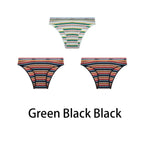 Multicolored Pastel Striped Cotton Panties - Women’s Clothing & Accessories - Panties - 10