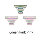 Multicolored Pastel Striped Cotton Panties - Women’s Clothing & Accessories - Panties - 13