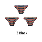 Multicolored Pastel Striped Cotton Panties - Women’s Clothing & Accessories - Panties - 32