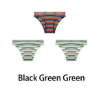 Multicolored Pastel Striped Cotton Panties - Women’s Clothing & Accessories - Panties - 7