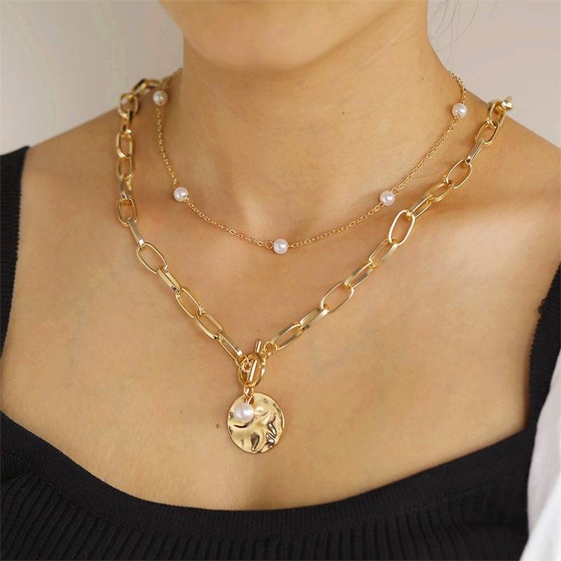 Multilayer Pendant Necklace Set - 18 - Women’s Jewelry - Necklaces - 23 - 2024